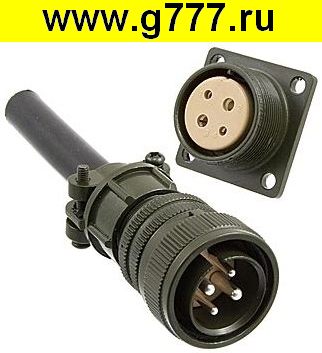 Разъём цилиндрические малогабаритный Разъём Цилиндрический малогабаритный XM22-4pin cable plug + block socket