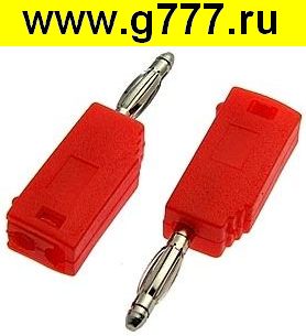 Разъём Разъём Z027 2mm Stackable Plug RED