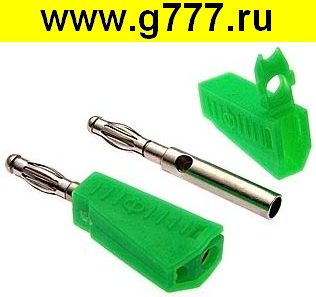 Разъём Разъём Z040 4mm Stackable Plug GREEN