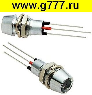 светодиод в корпусе Светодиод в корпусе L-612 3V красный/синий (8мм)