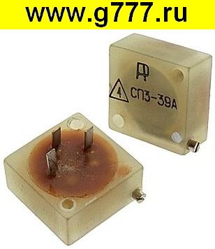 резистор подстроечный резистор СП3-39А 470 Ом (201хг) подстроечный