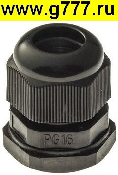 установочное изделие Кабельный ввод PG16 (IP 54) Черный