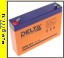 Аккумулятор свинцовый Аккумулятор 6в 7Ач Delta DTM 607 (1/10) свинцовый