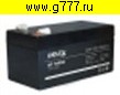 Аккумулятор свинцовый Аккумулятор 12в 3,2Ач Delta DT 12032 (1/10) свинцовый