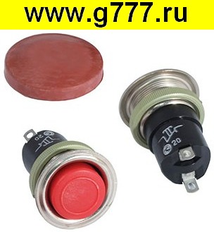 переключатель Кнопочный К2-2П (20-й диаметр металл) переключатель