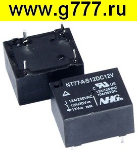 реле Реле NT77-A-S-12-DC12V FORWARD