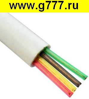 кабель Телефонный кабель PVC2.2х4.70mm белый (100м)