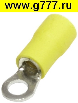 Клемма тип «O» Разъём Клемма тип «O» изолированная RVS5.5-4 yellow