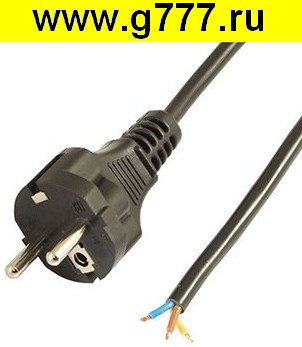 кабель ПВС-ВП S22D 3х0.75 1.8м(ч)
