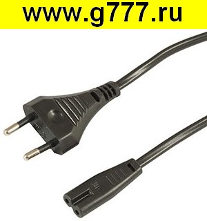 кабель ШВВП-АП S52C7 2х0.5 1.8м(ч)