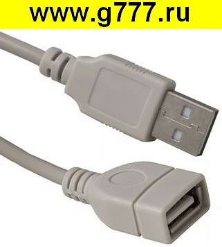 USB-шнур Шнур компьютерный USB-A F USB-A M 1.8m (SZC)