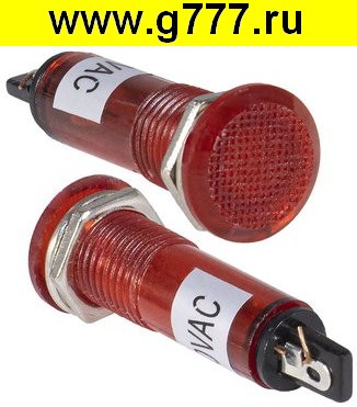 лампа в корпусе Лампа неоновая в корпусе N-806-R 220V