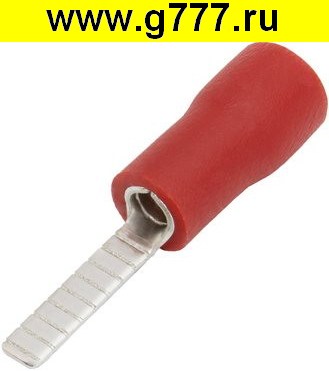 Клемма ножевая изолированная Разъём Клемма ножевая изолированная DBV1.25-10 red
