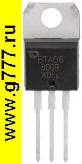 Тиристоры импортные BTA06-800B тиристор