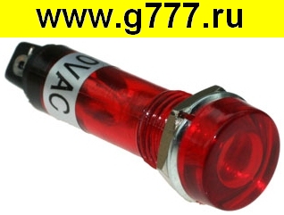 лампа в корпусе Лампа неоновая в корпусе N-805-R 220V