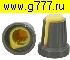 Ручка для потенциометра Ручка для резистора RR4817 (6mm круг желтый)