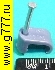 Скоба Скоба кабельная тип 2 (В) 6-10 мм. , серая, 100 шт.