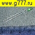 светодиод d= 3мм d=3мм зеленый, матовый FYL-3014 GD 15 mcd <60°> светодиод