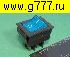 Переключатель клавишный Клавишный 31х25 4pin IRS-201-2B3 BLUE выключатель рокерный (Переключатель коромысловый)