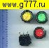 Переключатель клавишный Клавишный круглый D=23 3pin желтый KCD1-106 101N11YBA (KCD-105) выключатель рокерный (Переключатель коромысловый)
