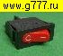 Переключатель клавишный Клавишный 21х10 2pin красный KCD1-110O0111RBA выключатель рокерный (Переключатель коромысловый)