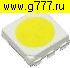 чип светодиод smd LED 5050(2020) CW mA 3-3.2V (Холодный белый) чип светодиод