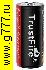 Аккумулятор цилиндрический литиевый Аккумулятор 3,7в 880мАч Li-ion 16340 TrustFire с защитой (CR123A, LR123A) (реальная емкость 899)