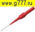 Мультиметр Щуп игла острая красная (одевается на щуп диаметром 4мм)