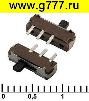 Переключатели движковый Переключатель SMD IS-1270N движковый