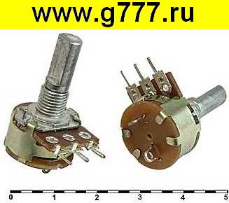 резистор переменный S16KN1-B 500K L20F резистор переменный