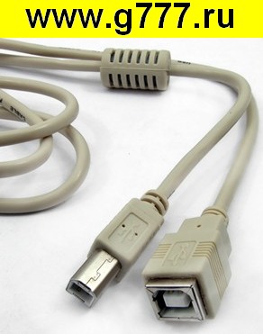 USB-B-шнур Шнур компьютерный USB-B M USB-B F 1.8m F