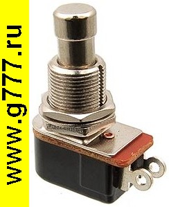 переключатель Кнопочный PBS-24B-4 OFF-(ON) переключатель