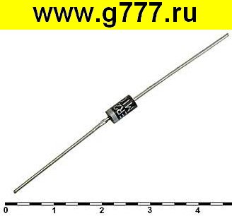 диод импортный HER208 (2A 1000V) DO-15 диод