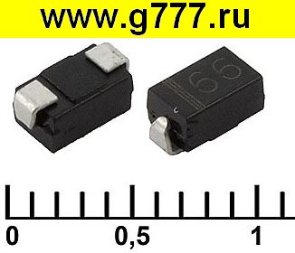 диод импортный SS15 (SK15) (1A 50V) SMA диод