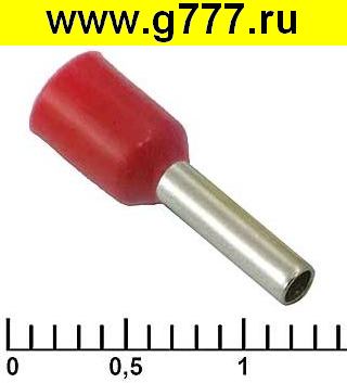 Кабельный наконечник Разъём Наконечник на кабель DN01508 red (1.7x8mm)
