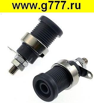 Разъём Разъём Z012 4mm panel jack BLACK