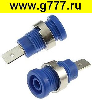 Разъём Разъём Z017 4mm BLUE