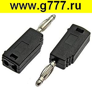 Разъём Разъём Z027 2mm Stackable Plug BLACK