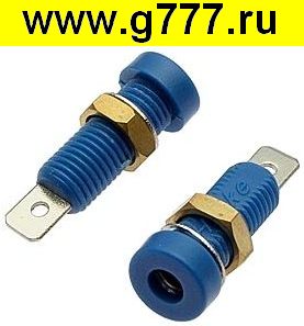 Разъём Разъём Z032 4mm Socket BLUE