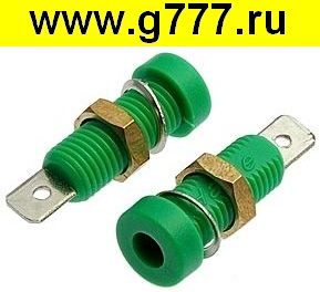 Разъём Разъём Z032 4mm Socket GREEN