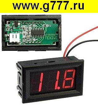 щитовой прибор Щитовой прибор постоянного тока V27T-DL Red (3.2-30V)