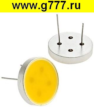 светодиод мощный Светодиод мощный желтый? 100Lm 2800K 9вт 9,8в 350ma T16mm