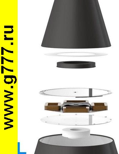Лампы разные Лампа левитирующая Leva Lamp №30 белая с полосой