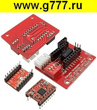 Радиоконструктор Ардуино arduino (электронный модуль) A4988 Stepper Motor Driver Control
