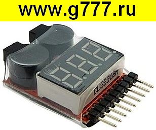 Радиоконструктор Ардуино arduino (электронный модуль) 1-8S Battery tester