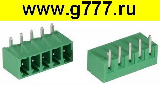 Клеммник Разъём Клеммник L-KLS2-EDR-3.81-05P-4