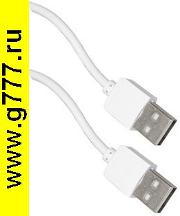 USB-шнур Шнур компьютерный USB2.0 A(m)-USB A(m) W 1.8m