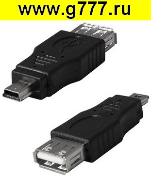 Разъём USB мини Разъём USB-мини USB- - - - 2.0 A(f)- B(m)
