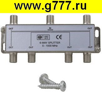 разветвитель (делитель) Антенный делитель (сплиттер, разветвитель) RSTV611F