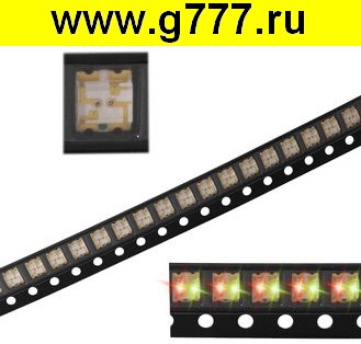 чип светодиод smd LED 1206(3216) XL-3216SURUGC чип светодиод